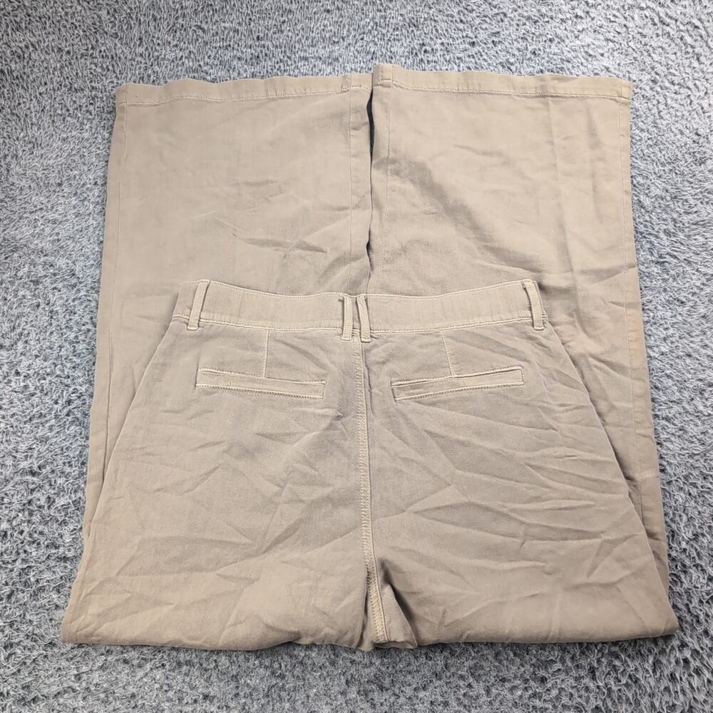 American Eagle Outfitters Wide Leg Pants in Beige